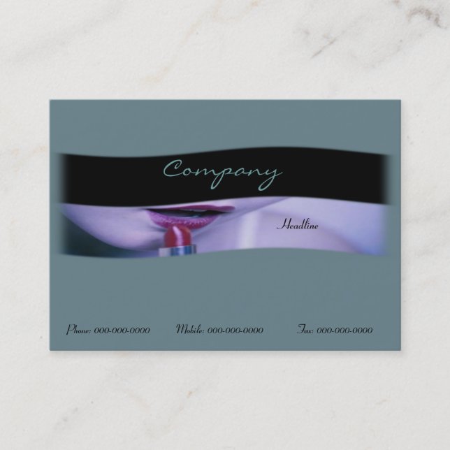 Cosmetics Business Card (Front)