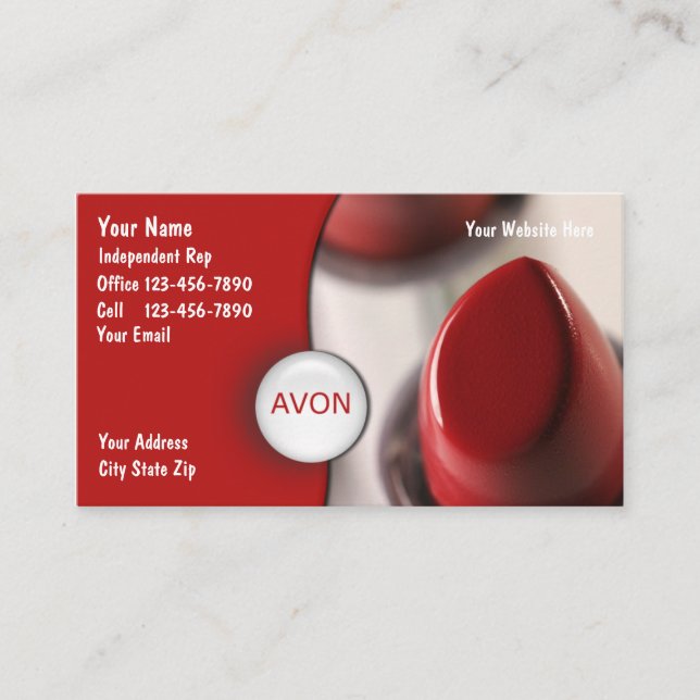 Cosmetics Business Cards (Front)