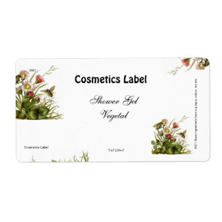 Cosmetics label