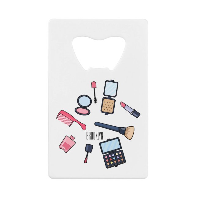 Cosmetics / make-up cartoon illustration (Front)