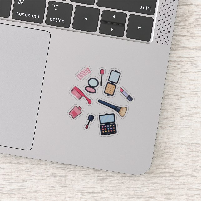 Cosmetics / make-up cartoon illustration (Detail)