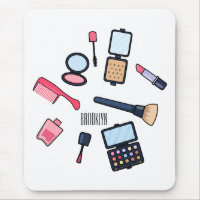 Cosmetics / make-up cartoon illustration