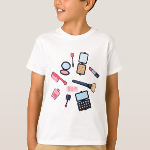Cosmetics / make-up cartoon illustration T-Shirt