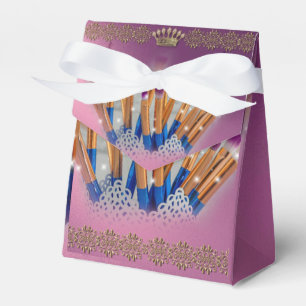 Cosmetics Makeup Brush Glamour Favour Box