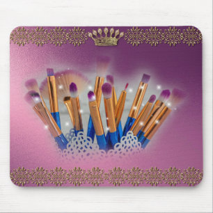 Cosmetics Makeup Brush Glamour Mouse Mat