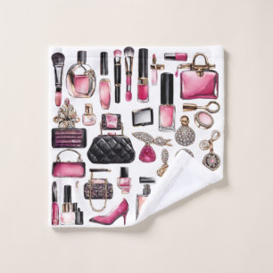 Cosmetics Makeup Brushes Nailpolish Towels