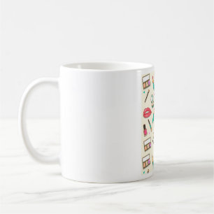 Cosmetics Pattern  Coffee Mug