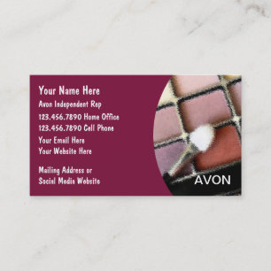 Cosmetics Rep Business Cards