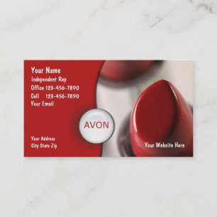 Cosmetics Rep Business Cards
