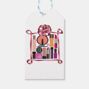 Cosmetics set gift tags