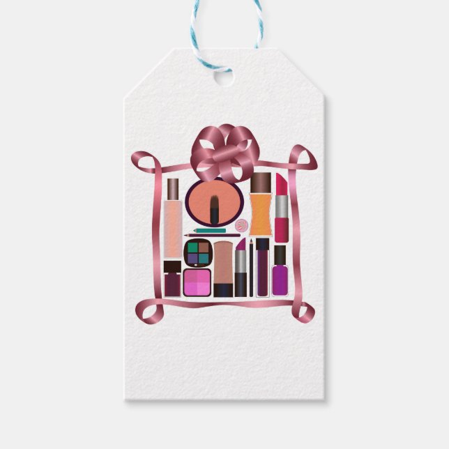 Cosmetics set gift tags (Front)