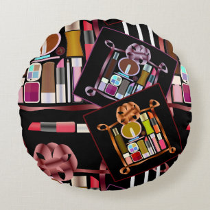 Cosmetics set round cushion