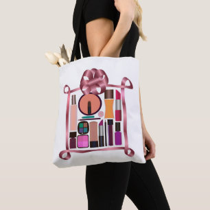 Cosmetics set tote bag