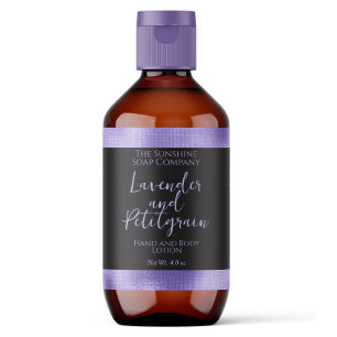 Cosmetics Soap Packaging Label - Black and Purple