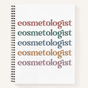 Cosmetologist Aesthetician Beautician Skin Care Notebook