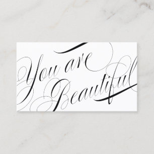 Cosmetologist Beauty Stylist Elegant Appointment Card