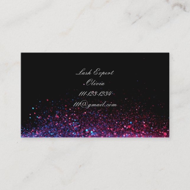 COSMETOLOGIST BUSINESS CARD (Front)