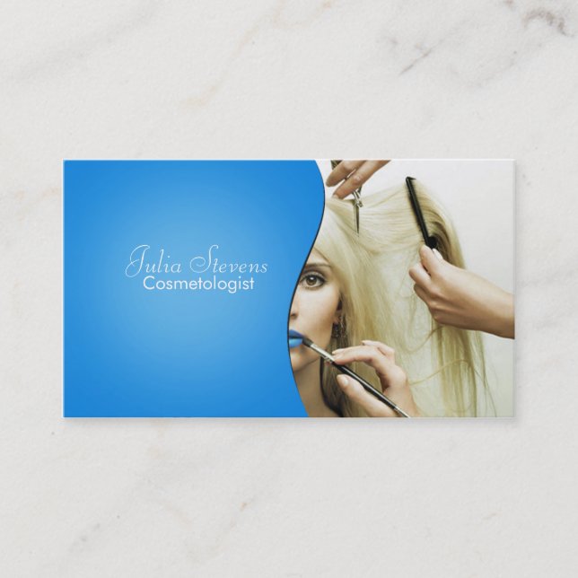 Cosmetologist business card (Front)
