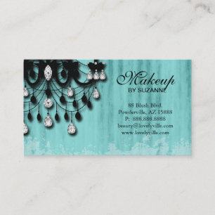 Cosmetologist Business Card Real Estate Makeup