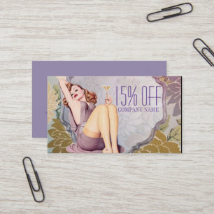 Cosmetologist Hair makeup artist SPA Salon Business Card