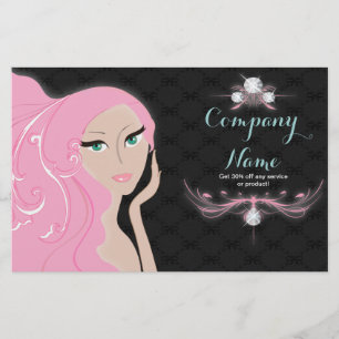 Cosmetologist Hair makeup artist SPA Salon Flyer