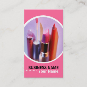 Cosmetologist or Makeup Artist Business Cards