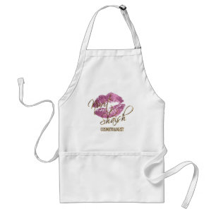 Cosmetologist - So Pink Glitter Lips Standard Apron