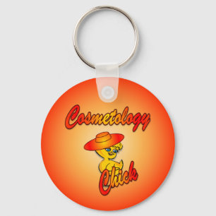 Cosmetology Chick #5 Key Ring