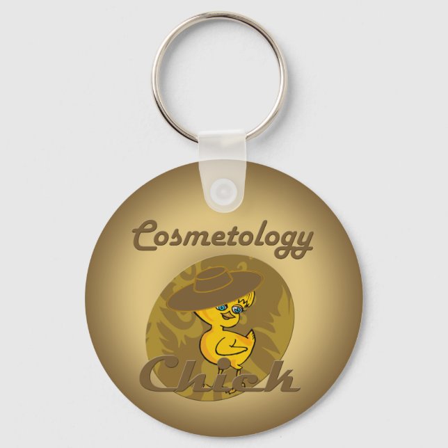Cosmetology Chick #6 Key Ring (Front)