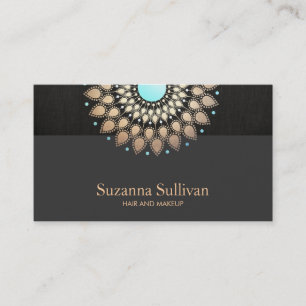 Cosmetology Holistic Salon and Spa Logo Business Card