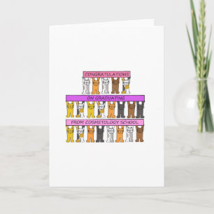 Cosmetology School Graduate Congratulations Card