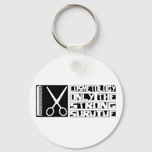 Cosmetology Survive Key Ring