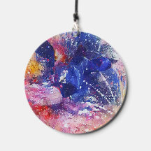 Cosmic Abstract Cat Dreamscape