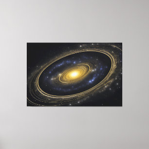 Cosmic Abyss Canvas Print
