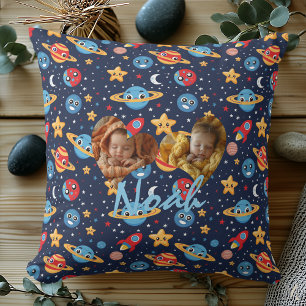 Cosmic Adventure Kids – Planets, Rockets & Stars Cushion