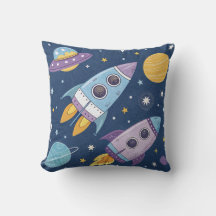 Cosmic Adventure Pillow 