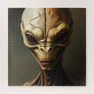 Cosmic Alien Visitor Jigsaw Puzzle