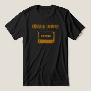 Cosmic Aliens Soul Cassette Black & Brown Tri-Blend Shirt