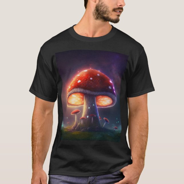 Cosmic Amanita Muscaria unisex T-Shirt (Front)