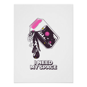 Cosmic Art Astronaut Poster Wall Decor