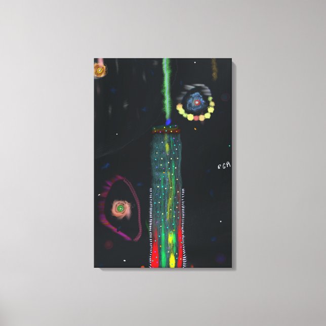 Cosmic Art Canvas Print (Front)