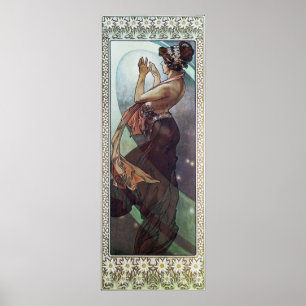Cosmic Art Nouveau Poster