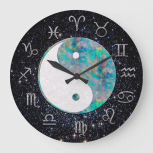 Cosmic Astrology Clock with Yin Yang