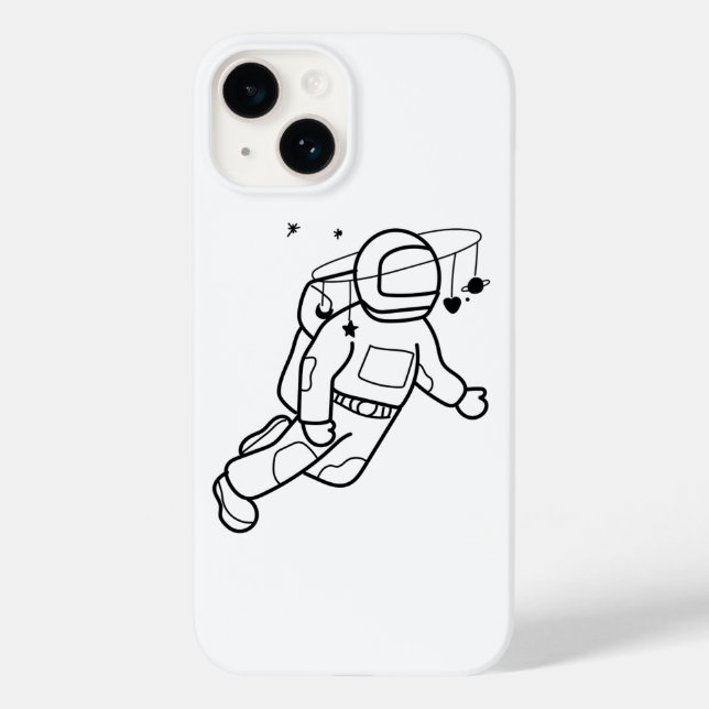 Cosmic Astronaut Adventure Case-Mate iPhone Case (Back)