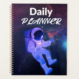 Cosmic Astronaut & Deep Space Nebula Aesthetic Planner