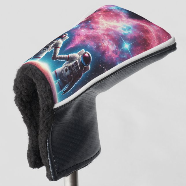 Cosmic Astronaut Golf Club Head Cover (3/4 Front)