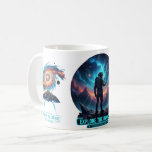 Cosmic Astronaut Unknown Space Explorer Deep Mug<br><div class="desc">Embark on a journey every morning with this vibrant space-themed mug! It features a stunning graphic of an astronaut standing on a distant planet, gazing into a swirling nebula and star-filled sky, with the motivational text "EXPLORE THE UNKNOWN - COSMIC DREAMER." This durable ceramic mug is perfect for space enthusiasts,...</div>