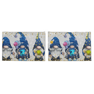 Cosmic Astronomy Gnomes Pillowcase