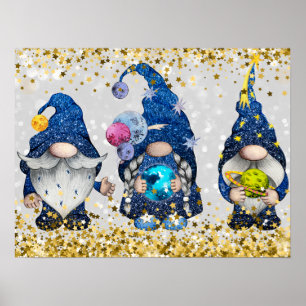 Cosmic Astronomy Gnomes   Poster