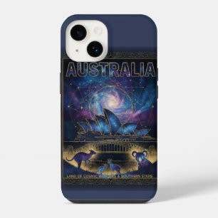 Cosmic Australia Sydney Celestial Art iPhone 14 Case